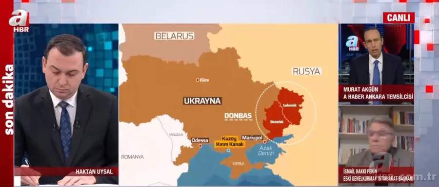 Rusya - Ukrayna krizi Türkiye'yi nasıl etkiler? 3. dünya savaşı çıkar mı? Uzman isimler A Haber'de değerlendirdi: Durduracak tek ülke Türkiye 15