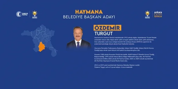 Ankara Gölbaşı, Güdül, Haymana Belediye Başkan adayları belli oldu mu? 31 Mart 2024 AK Parti-MHP Cumhur İttifakı Ankara ilçe belediye başkan adayları - 5