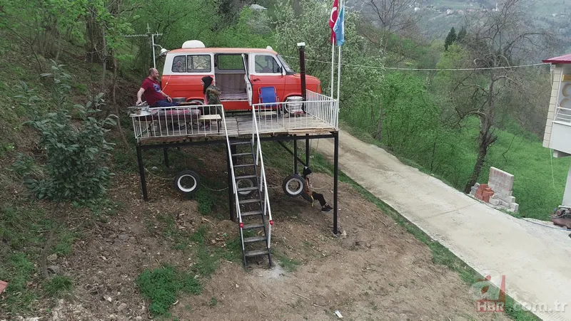 Karadeniz zekasını konuşturdu! Kızları ağaç ev isteyince… 21