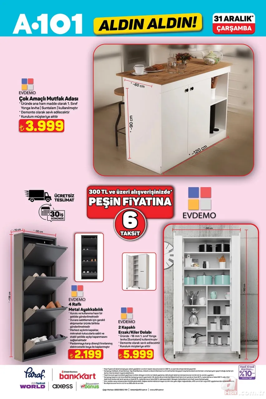 A101’de yılın son fırsatı! 31 Aralık aktüel listesi yayımlandı: Hangi ürünler indirimde? 10