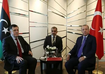 Başkan Erdoğan Serrac'ı kabul etti