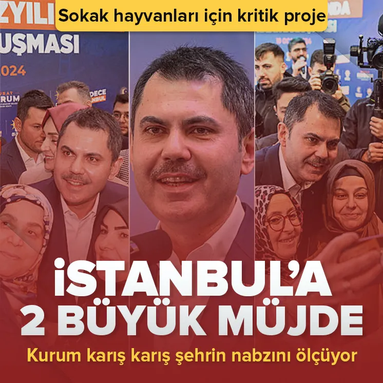 Murat Kurumdan İstanbula 2 büyük müjde