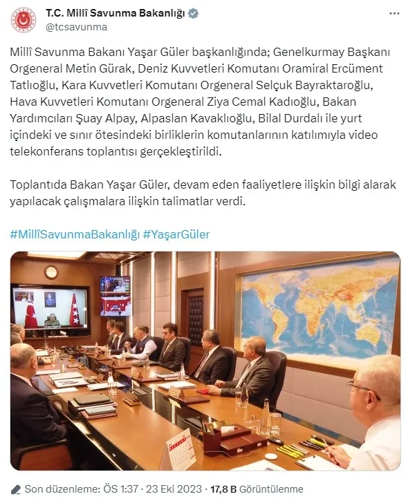 bakan-yasar-gulerden-birlik-komutanlariyla-toplanti-1698058594664.jpg Son dakika: Bakan Yaşar Güler'den birlik komutanlarıyla toplantı - 1