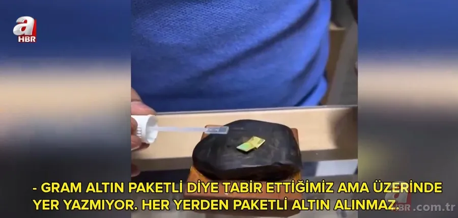 Altında "sahte gram" tuzağı I Güvenli limana sızan sahtekarlara dikkat! 2