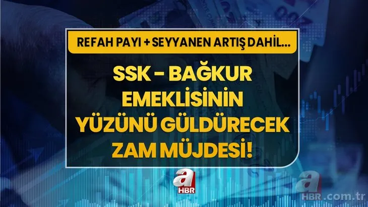 7500 - 7750 - 8400 TL ve üstü maaş alanlara süper zam! SSK BAĞKUR emeklisinin yüzünü güldürecek zam müjdesi verildi! Refah payı + seyyanen artış dahil maaşlara en düşük...