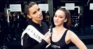 Adriana Lima ile ringte buluştu