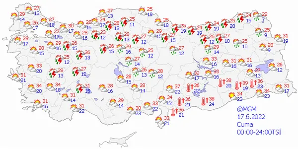Hafta sonu hava nasıl olacak? Meteoroloji yağışlı illeri açıkladı | İşte 5 günlük hava durumu - 3