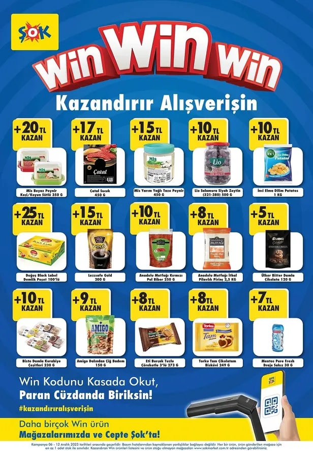 ŞOK 11 Aralık aktüel kataloğu yayınladı! Bu hafta ŞOK’ta %50’ye ulaşan indirim ve peşin fiyatına 6 taksit seçenekleriyle avantajı sunuluyor