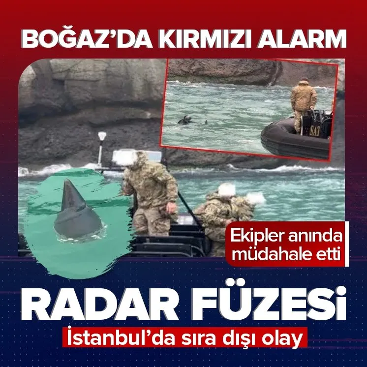 Beykoz’da kırmızı alarm! Boğaz’da radar füzesi bulundu
