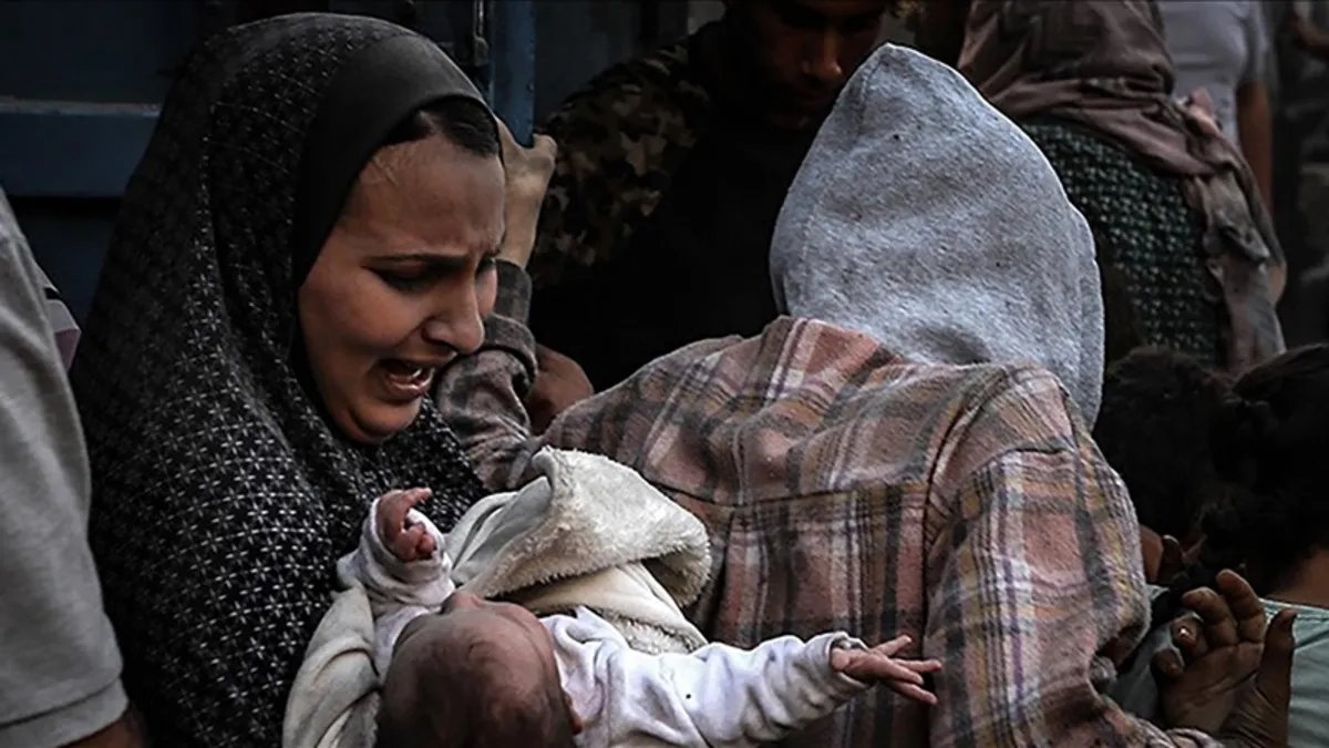 İsrail anne karnındaki 4 aylık bebeği düzenlediği saldırıda öldürdü!