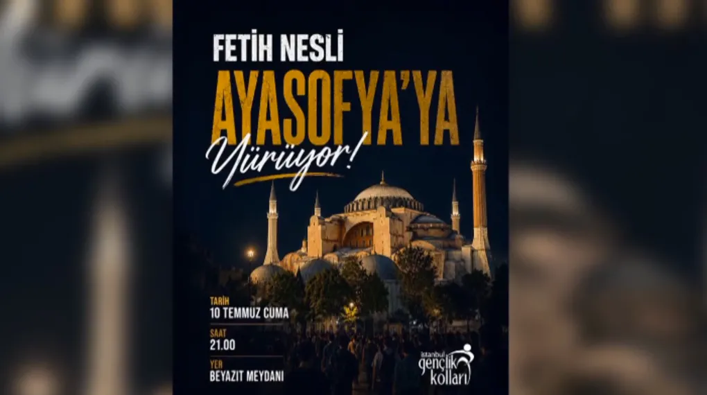 AK Parti'den Ayasofya yürüyüşüne davet