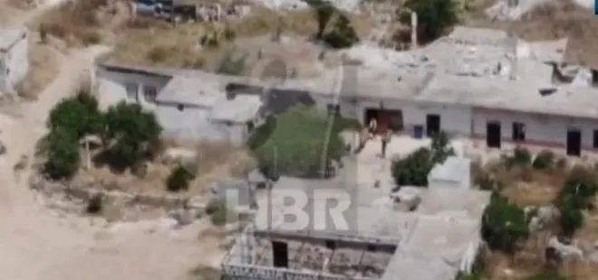 A Haber Drone’u teröristleri görüntüledi! YPG/PKK’lılar Drone’a ateş açtı