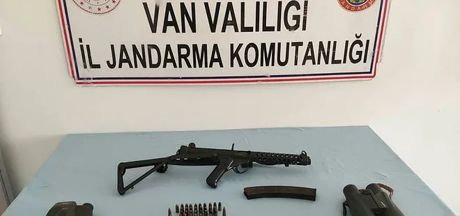 Van’da PKK’lı teröristlere ait silah ele geçirildi