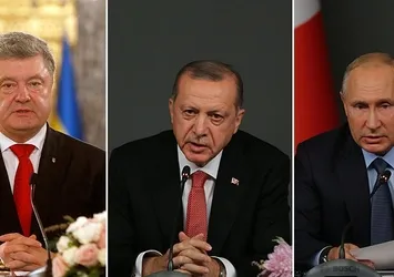 Erdoğan, Putin ve Poroşenko ile görüştü
