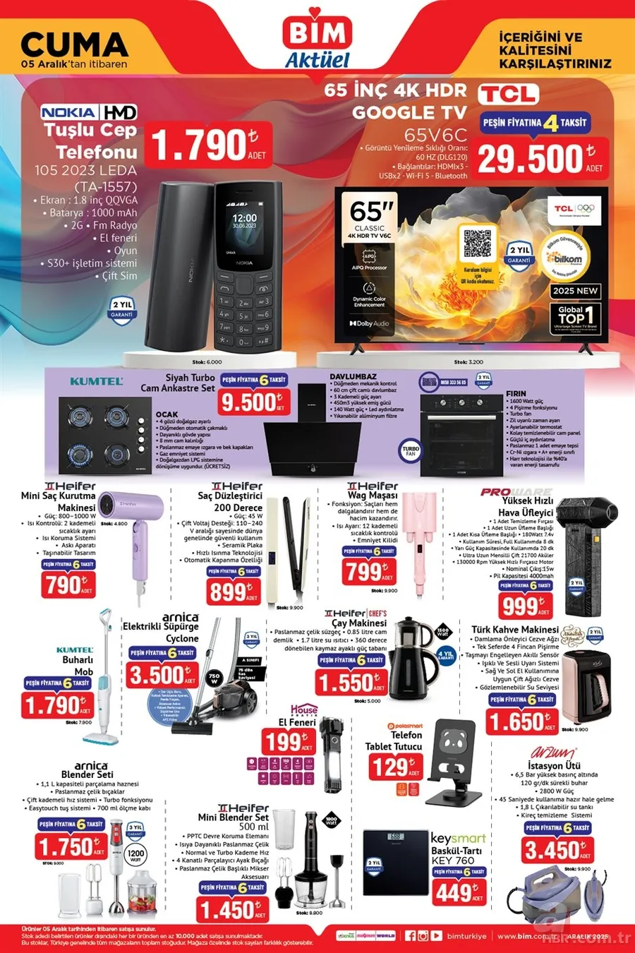 2-5 Aralık BİM aktüel listesi yayınlandı: Bu hafta hangi ürünler indirimde? 9