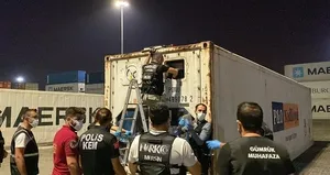 Mersin Limanı’nda 298 kilo kokain ele geçirildi