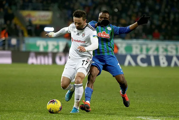 Son dakika: Çaykur Rizespor 1-2 Beşiktaş MAÇ SONUCU