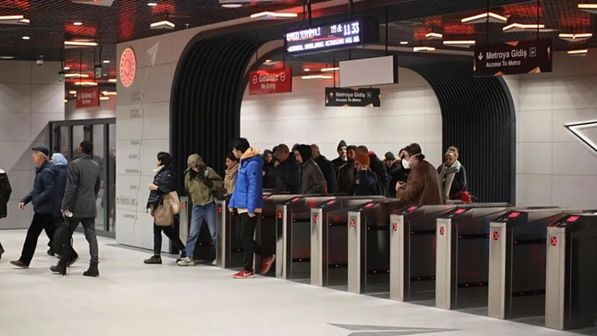 Gayrettepe - İstanbul Havalimanı metrosunda yolcu rekoru