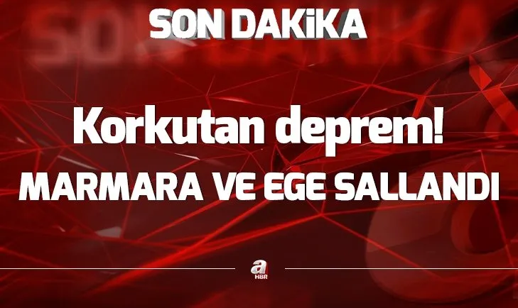 Son Dakika Son Depremler Izmir Sallandi Izmir De Korkutan Deprem