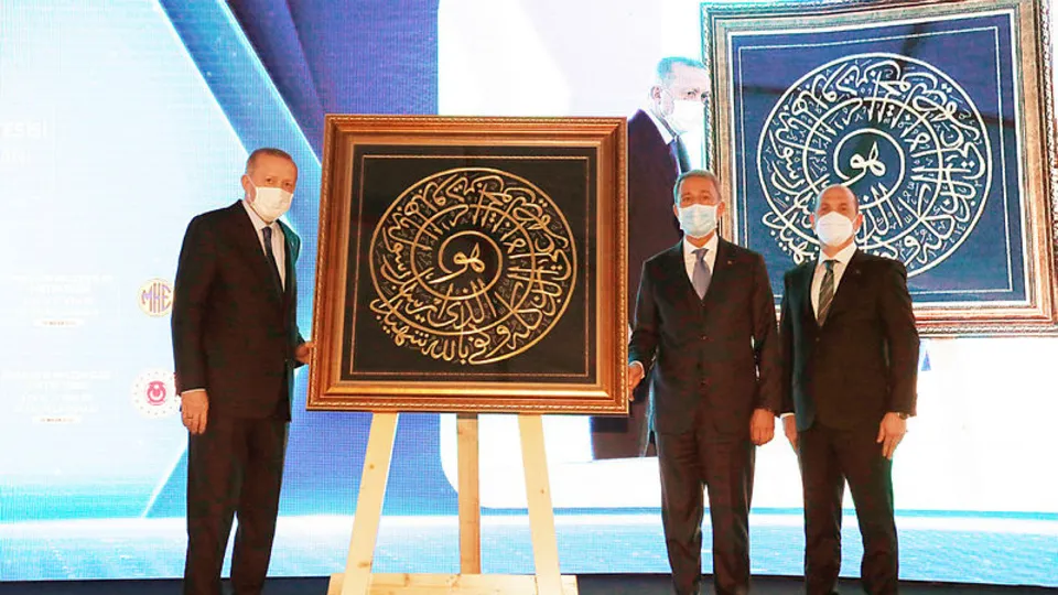 Başkan Erdoğan’a anlamlı hediye