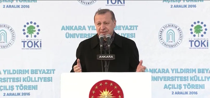 Erdoğan: Bizim İçin olmazsa olmaz...