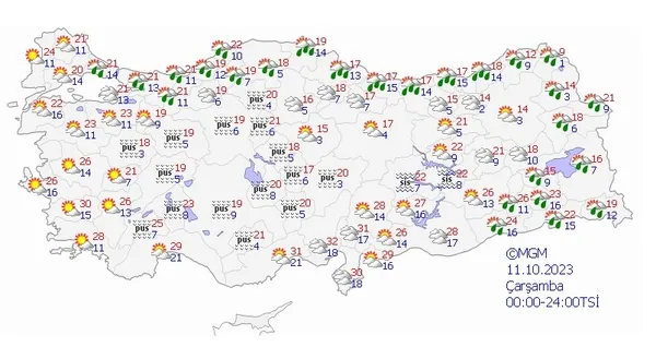 Son dakika! Kar ve karla karışık yağmur geliyor! Meteoroloji'den 12 il için “sarı” kodlu uyarı... - 3