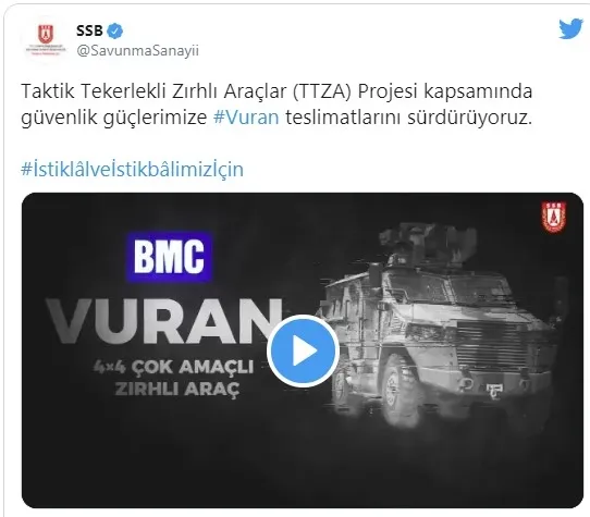 Mehmetçik'e büyük destek! VURAN TTZA'nın teslimatı yapıldı - 2