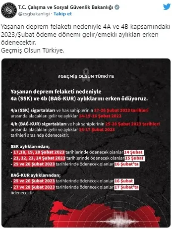Emekli maaşları son dakika ne zaman hesaplara yatacak? 2023 Zamlı Şubat ayı emekli maaşları hangi tarihte ödenecek? SSK, Bağ-Kur...