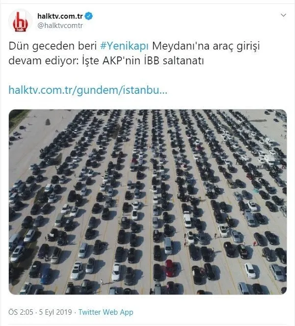 Rezil oldular! "Yenikapı'daki İBB araçları" diye yayınladıklarına bakın - 2