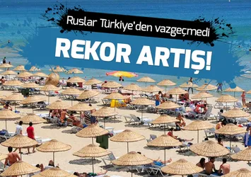 Rus turist sayısında rekor artış