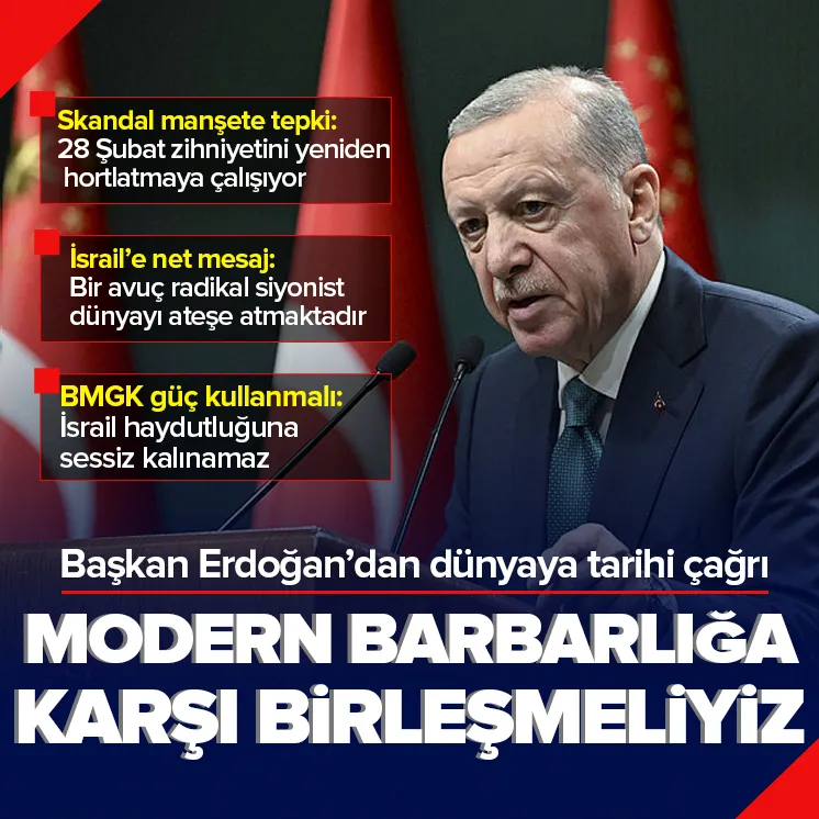 Başkan Erdoğan’dan net mesaj!