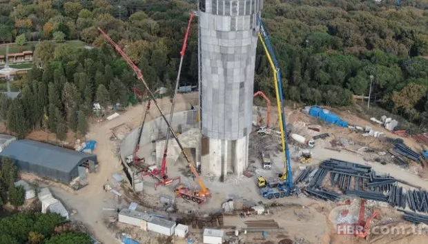 Çamlıca Kulesi'nde geri sayım başladı! Son parçaları yerleştiriliyor... 1