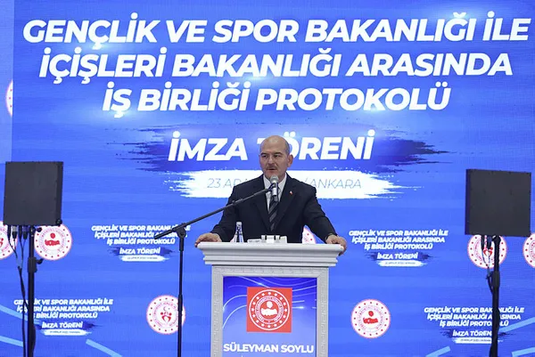 İçişleri ile Gençlik ve Spor Bakanlıkları Bağımlılıkla Mücadele İşbirliği Protokolü imzaladı