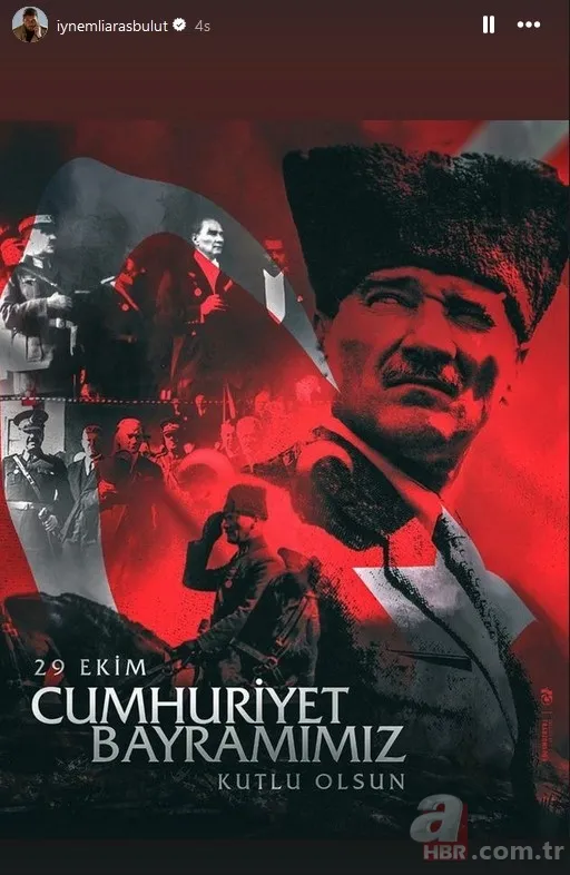 Cumhuriyetimizin 101. yılı: İşte ünlülerden 29 Ekim paylaşımları... 9