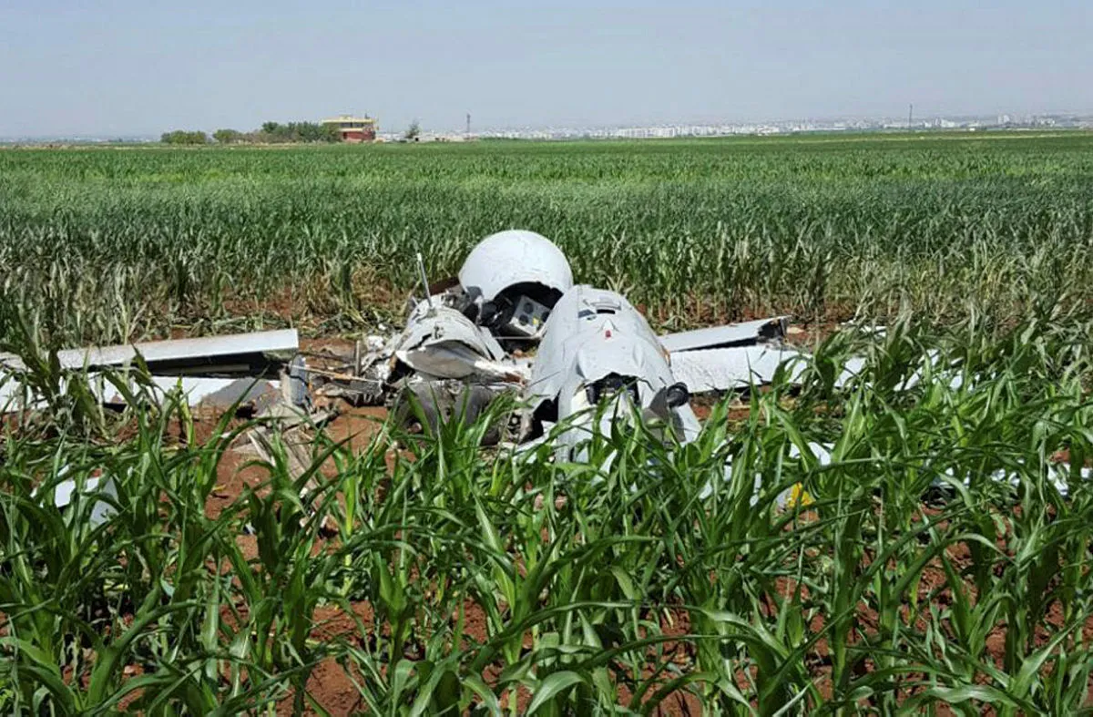Şanlıurfa'da ABD'ye ait İHA düştü