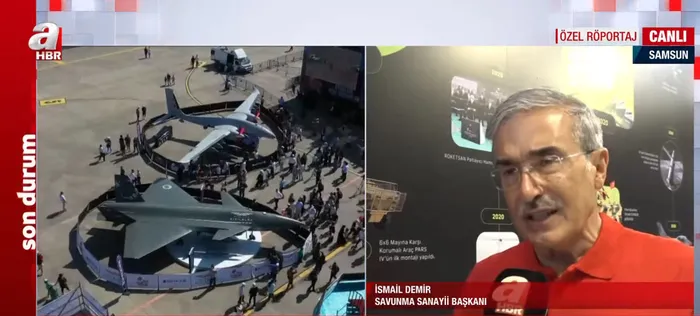 Yerli ve milli silahlar TEKNOFEST’te! Savunma Sanayii Başkanı İsmail Demir A Haber’de