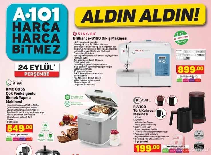 Dev indirim fırsatı! A101 24 Eylül 2020 aktüel ürünler kataloğu: Bu hafta A101'de hangi ürünler indirimli, neler var? 6