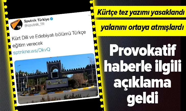 Dicle Üniversitesi'nden 'Kürtçe tez yazımı yasaklandı' iddiasıyla ilgili açıklama