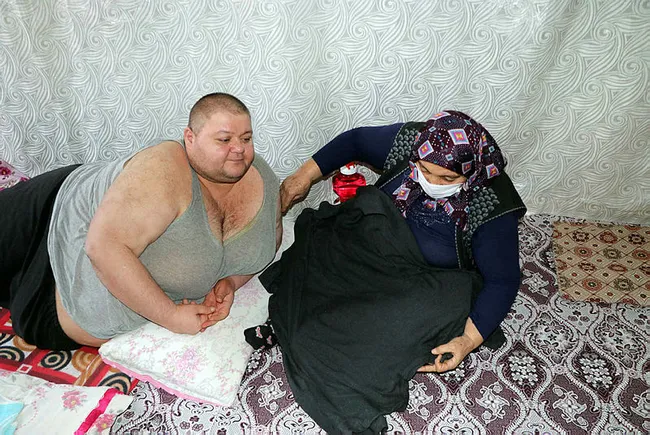 Gaziantep'te obezite hastası 280 kiloya ulaştı! Tek isteği sokakta yürümek ve çalışmak - 3