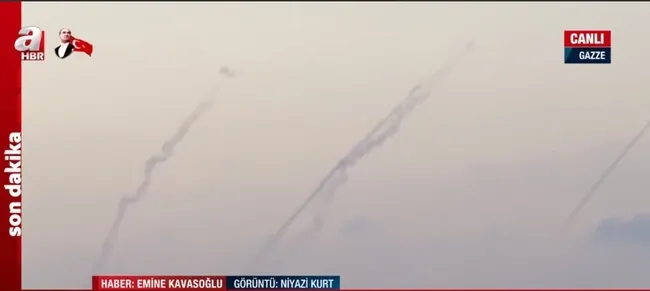 Katil İsrail yine sivil hedefleri vurdu! A Haber savaş hattında