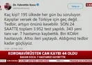 Son dakika: Fahrettin Koca son verileri paylaştı! Türkiyedeki vaka sayısı 1872ye yükseldi | 24 Mart 2020 Salı