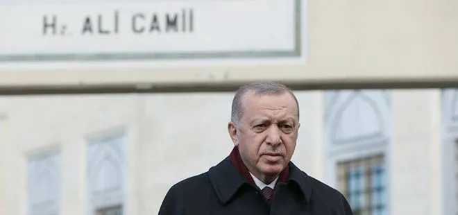 Son dakika: Başkan Erdoğan cuma namazını Hz. Ali Camisi’nde kıldı