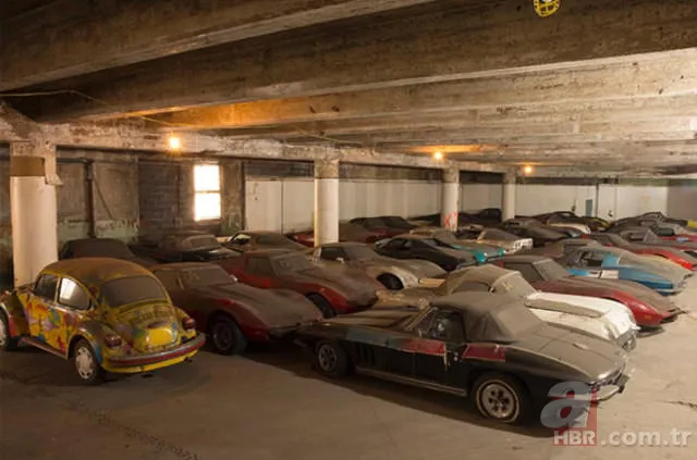 Corvette marka arabalar çürümeye terkedilmiş halde bulundu 🚗 3