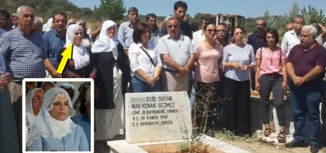 HDP’li vekil Remziye Tosun’dan PKK’lı teröristin mezarına ziyaret!