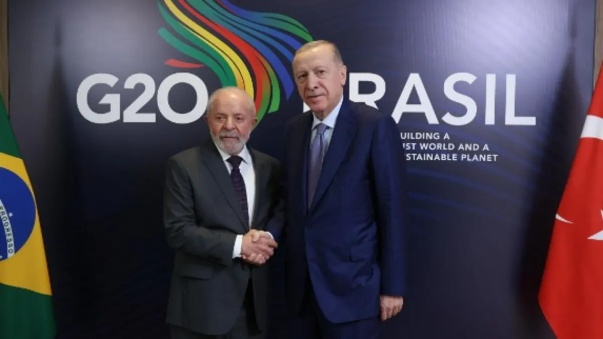 Başkan Erdoğan Brezilya lideri ile görüştü!