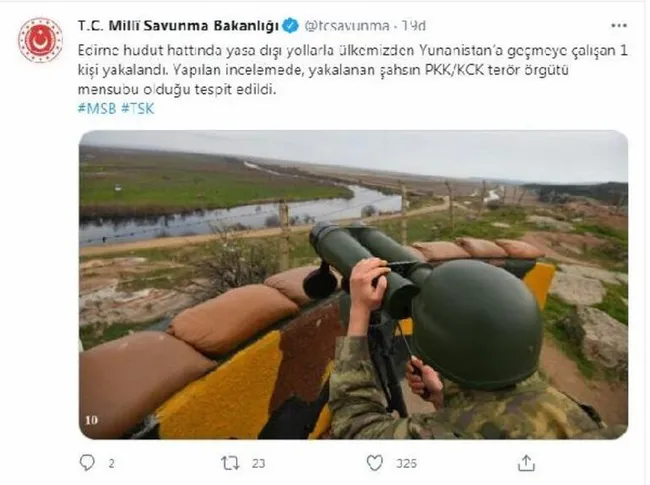 msb-yunanistana-gecmeye-calisan-pkkkckli-yakalandi-1618561217427.jpg MSB: Yunanistan'a geçmeye çalışan PKK/KCK'lı yakalandı - 1