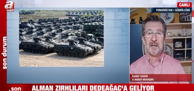 ABD'den sonra Almanya da Yunanistan'ı silahlandırıyor! Dedeağaç'a zırhlılar gidecek