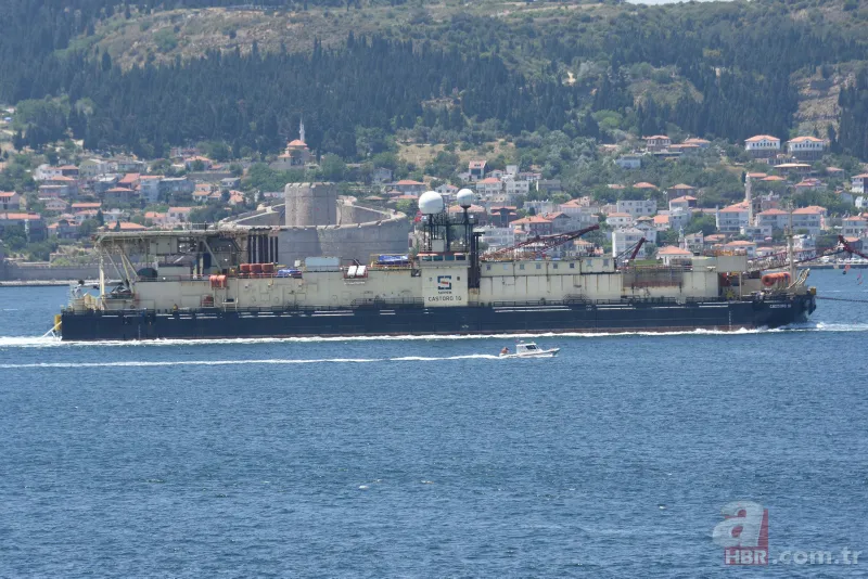 Karadeniz gazı için geldi! Castoro 10 Çanakkale Boğazı'ndan geçti 1
