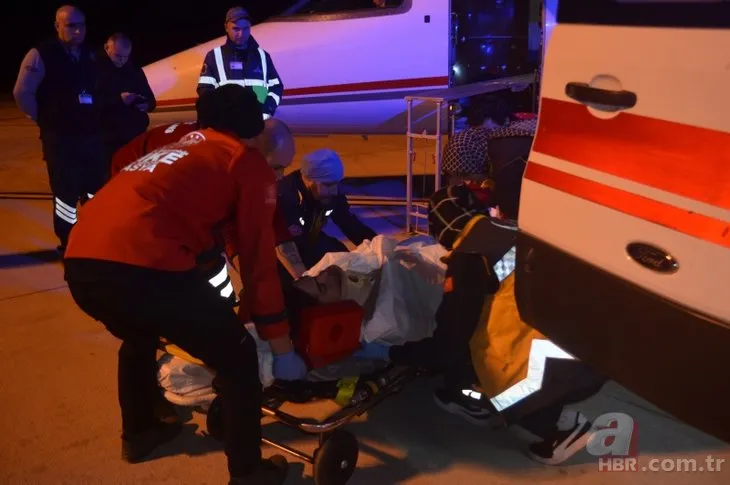 Feci kazada ağır yaralanan Sergen Deveci’den ilk görüntü geldi! İstanbul’a sevk edildi