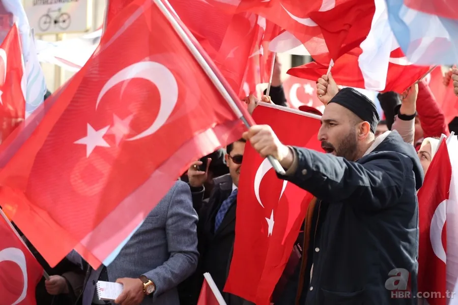 Başkan Erdoğan'a Belçika'da coşkulu karşılama 2